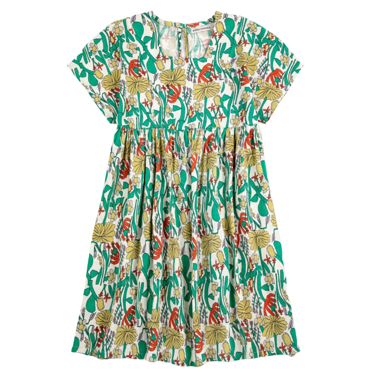 62A.B126AC104_199 # Παιδικό Κοντομάνικο Φόρεμα Color Herbalist