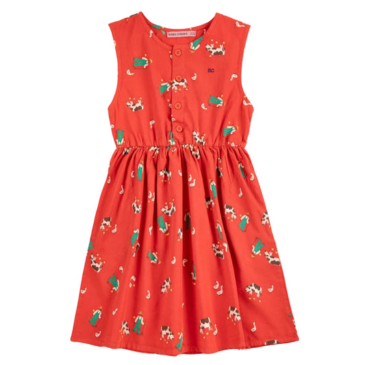 62A.B126AC154_611 # Παιδικό Αμάνικο Φόρεμα Farm Adventure