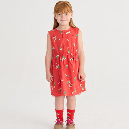 62A.B126AC154_611 # Παιδικό Αμάνικο Φόρεμα Farm Adventure