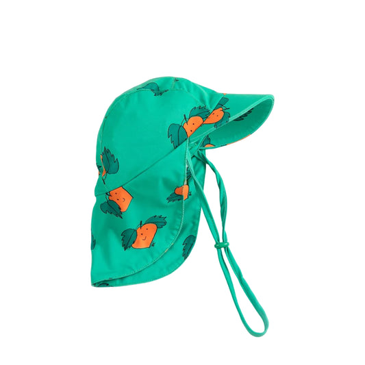 62A.B126AH013_311 # Βρεφικό Καπέλο για την Θάλασσα Tangerine