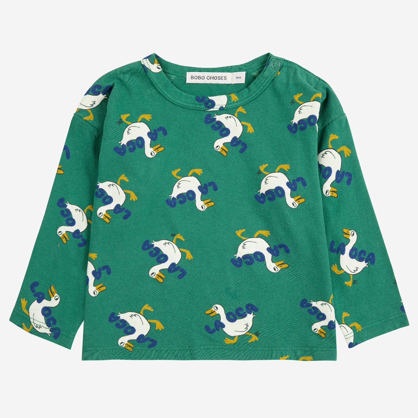 52B.B225AB037_311 # Baby Long Sleeve T-Shirt La Oca Green