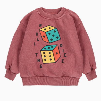52B.B225AB048_211 # Βρεφική Μπλούζα Φούτερ Roll The Dice