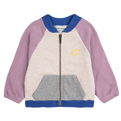 52B.B225AB060_551 # Βρεφική Ζακέτα Φούτερ Tic Tac Toe Color Block