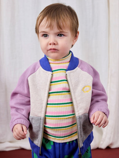 52B.B225AB060_551 # Βρεφική Ζακέτα Φούτερ Tic Tac Toe Color Block