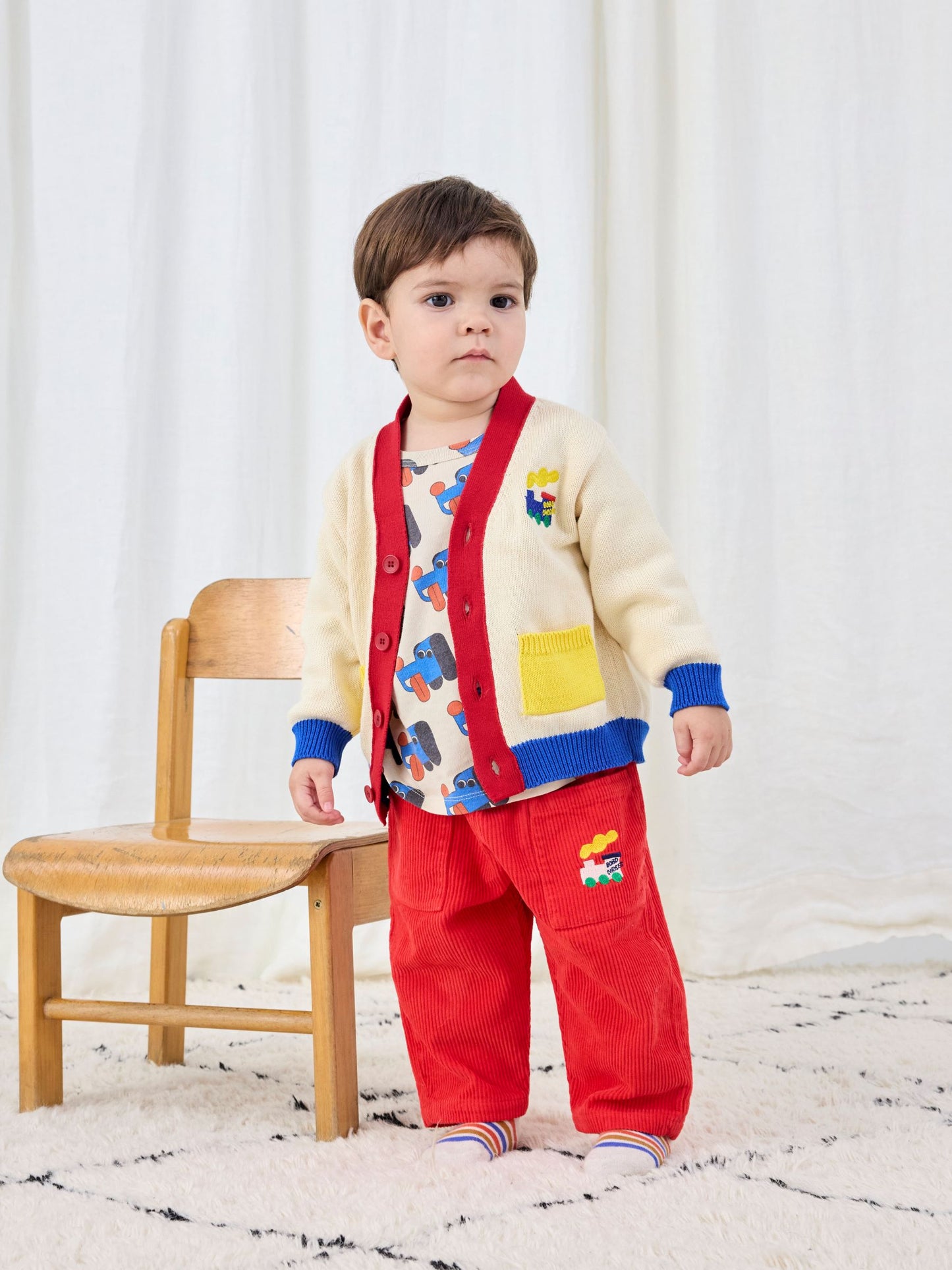 52B.B225AB098_199 # Baby Knitted Cardigan Bobo Choo Choo