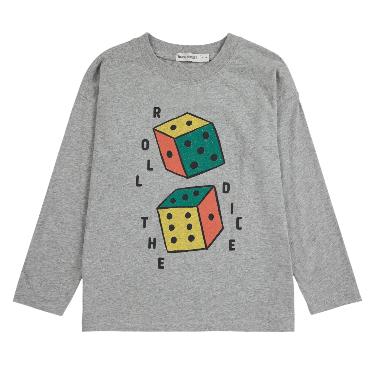 52B.B225AC015_041 # Παιδική Μακρυμάνικη Μπλούζα Roll the Dice