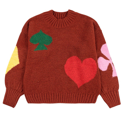 52B.B225AC112_641 # Παιδικό Πουλόβερ Bobo Joker