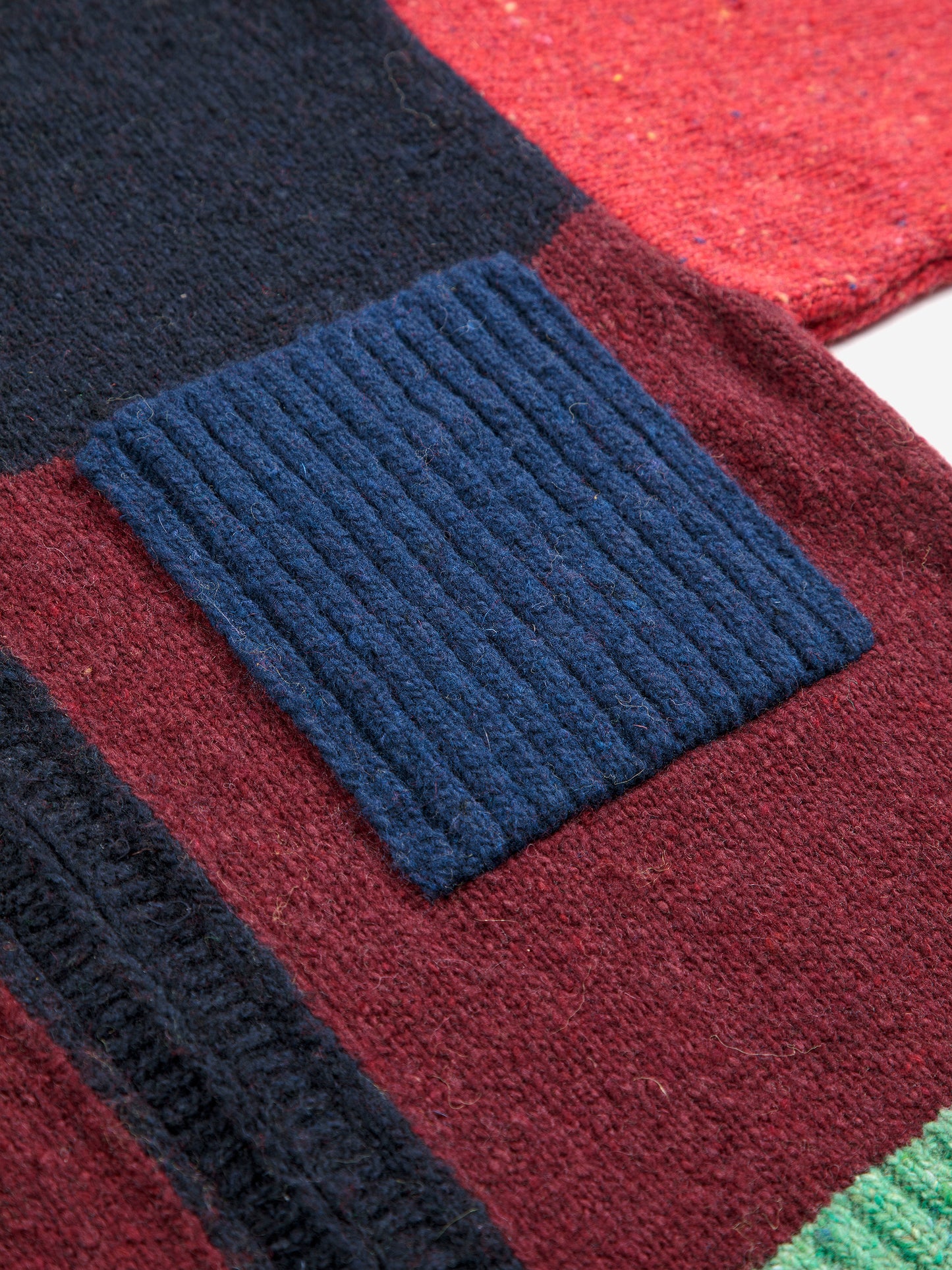 52B.B225AC116_991 # Kids Knitted Cardigan Bobo Choses Color Block