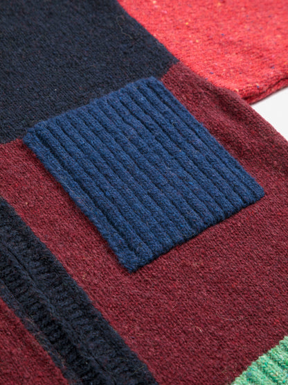 52B.B225AC116_991 # Kids Knitted Cardigan Bobo Choses Color Block
