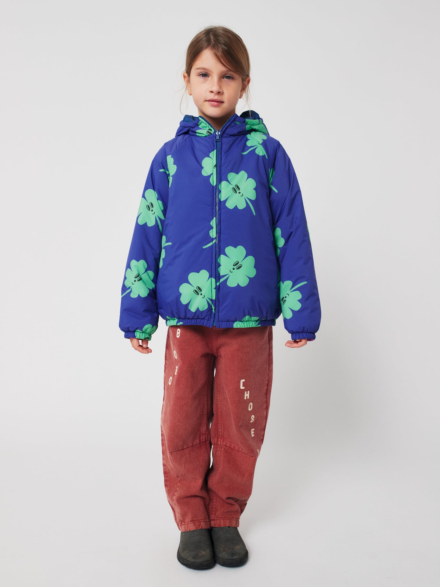 52B.B225AC119_511 # Παιδικό Μπουφάν Διπλής Όψης Lucky Clover