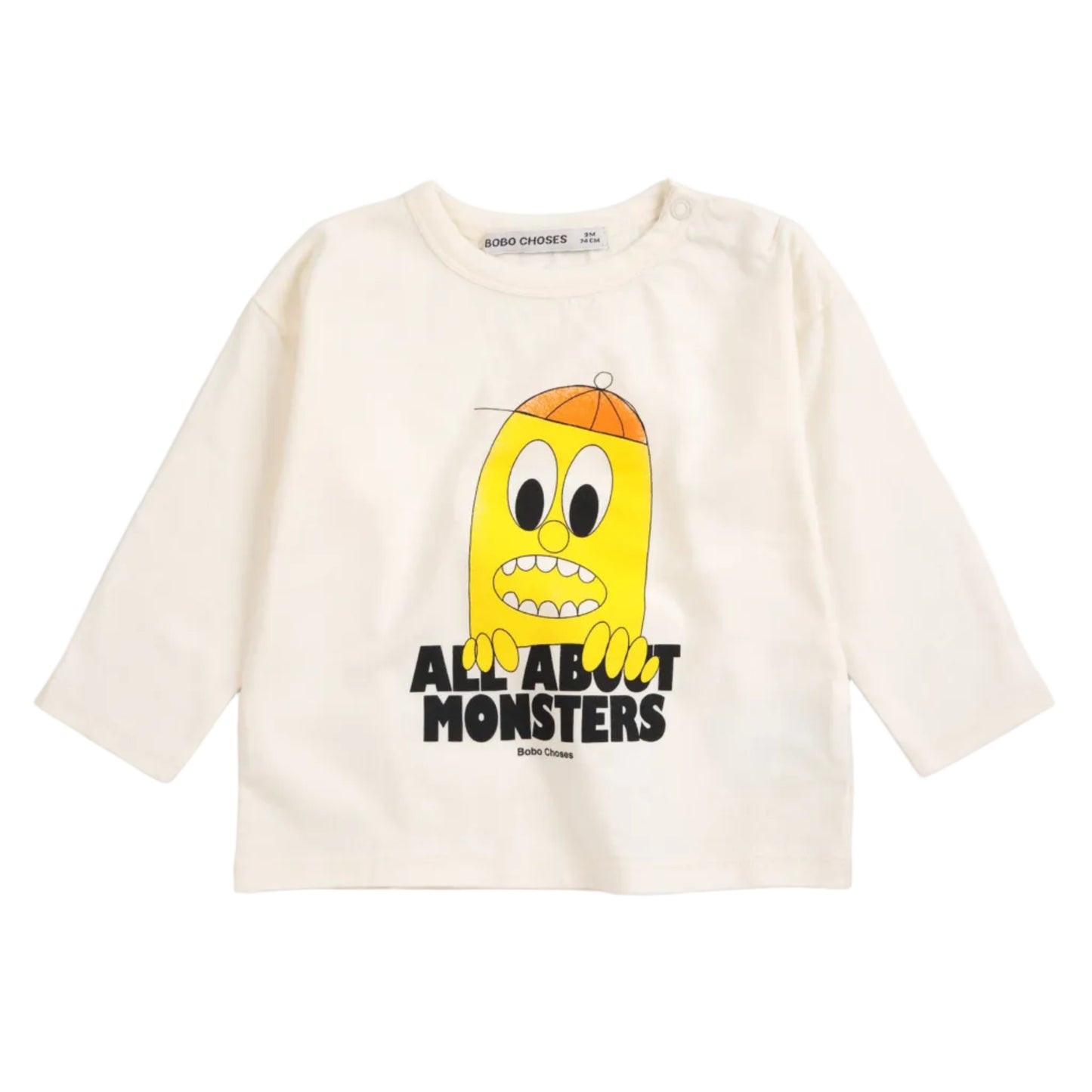 62B.B226AB042_199 # Baby Long-Sleeved T-Shirt Bigtooth Lemon