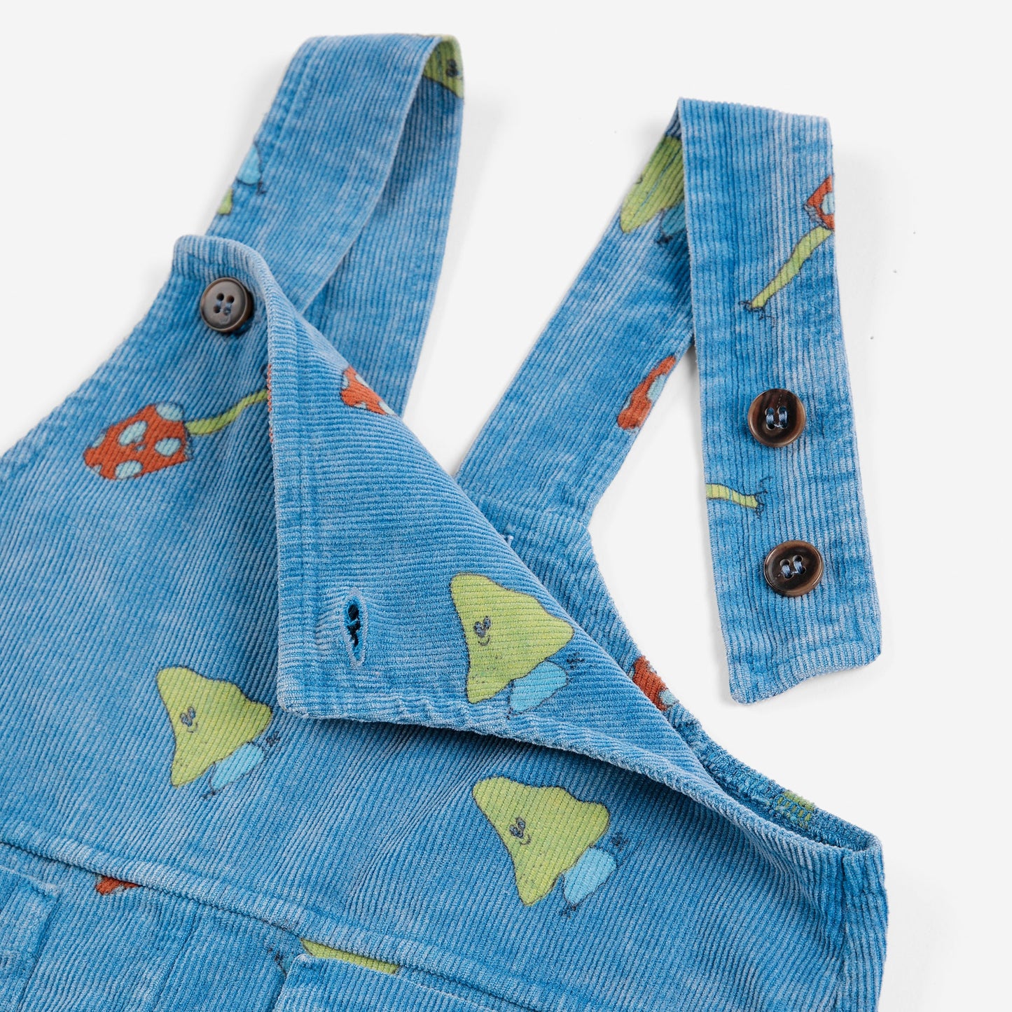 62B.B226AB084_421 # Baby Corduroy Dungaree Mush Monster Duo 