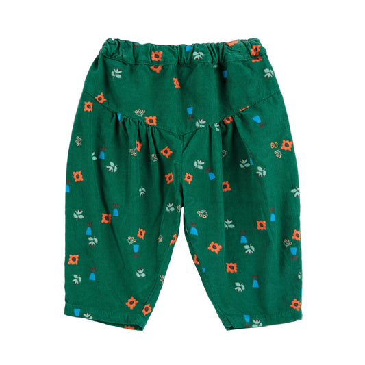 62B.B226AB106_360 # Baby Corduroy Trousers Blossom Green