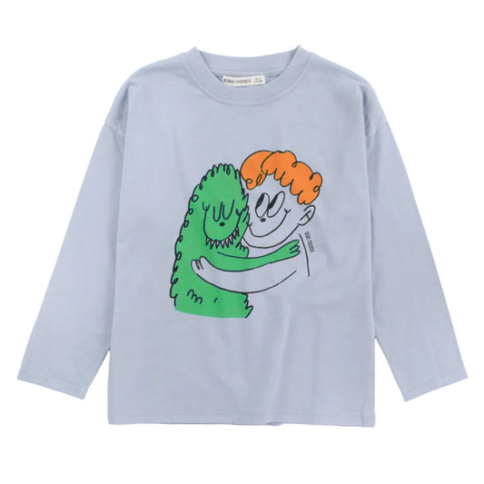 62B.B226AC009_451 # Kids Long Sleeved T-Shirt Hug Hairy Monster