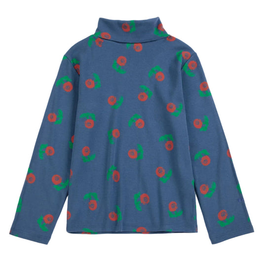 62B.B226AC021_411 # Kids Long Sleeve T-Shirt Turtle Neck Stamp Bloom