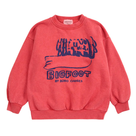 62B.B226AC032_611 # Kids Sweatshirt Bigfoot Red