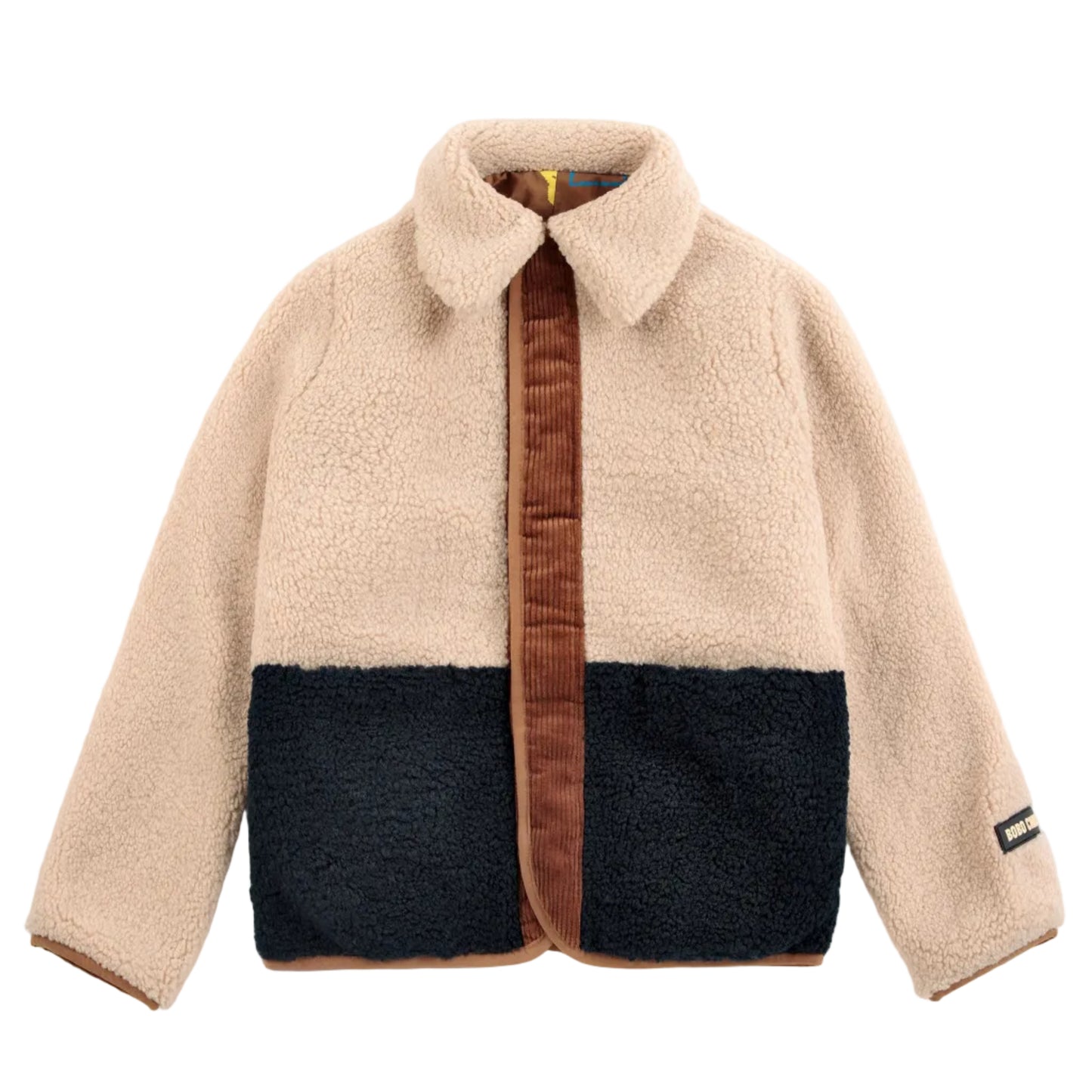 62B.B226AC098_211 # Παιδικό Μπουφάν Φλις Pixel Abduction Beige