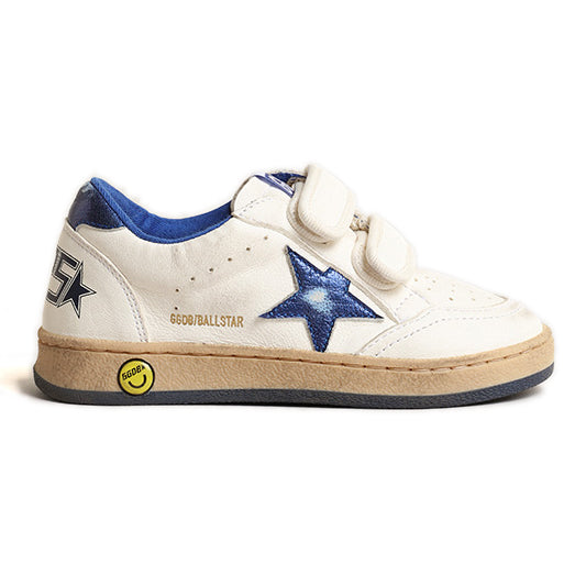 Παιδικό Αθλητικό Παπούτσι Golden Goose Ballstar White & Blue