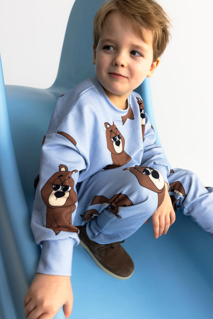 52B.BEAR BLUE _PANTS # Παιδικό Παντελόνι Φόρμας Bear Blue