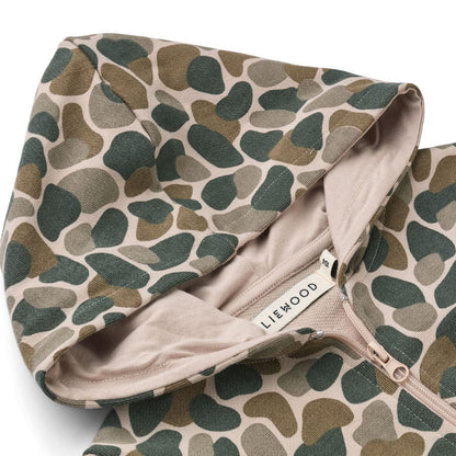 Παιδική Ζακέτα Φούτερ Camouflage / Green Multi Mix