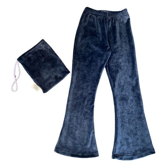 52B.MF128vl # Παιδικό Βελούδινο Κολάν Blue