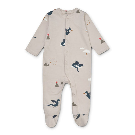 Βρεφικό Ολόσωμο Φορμάκι Little Dragon / Dark Sandy