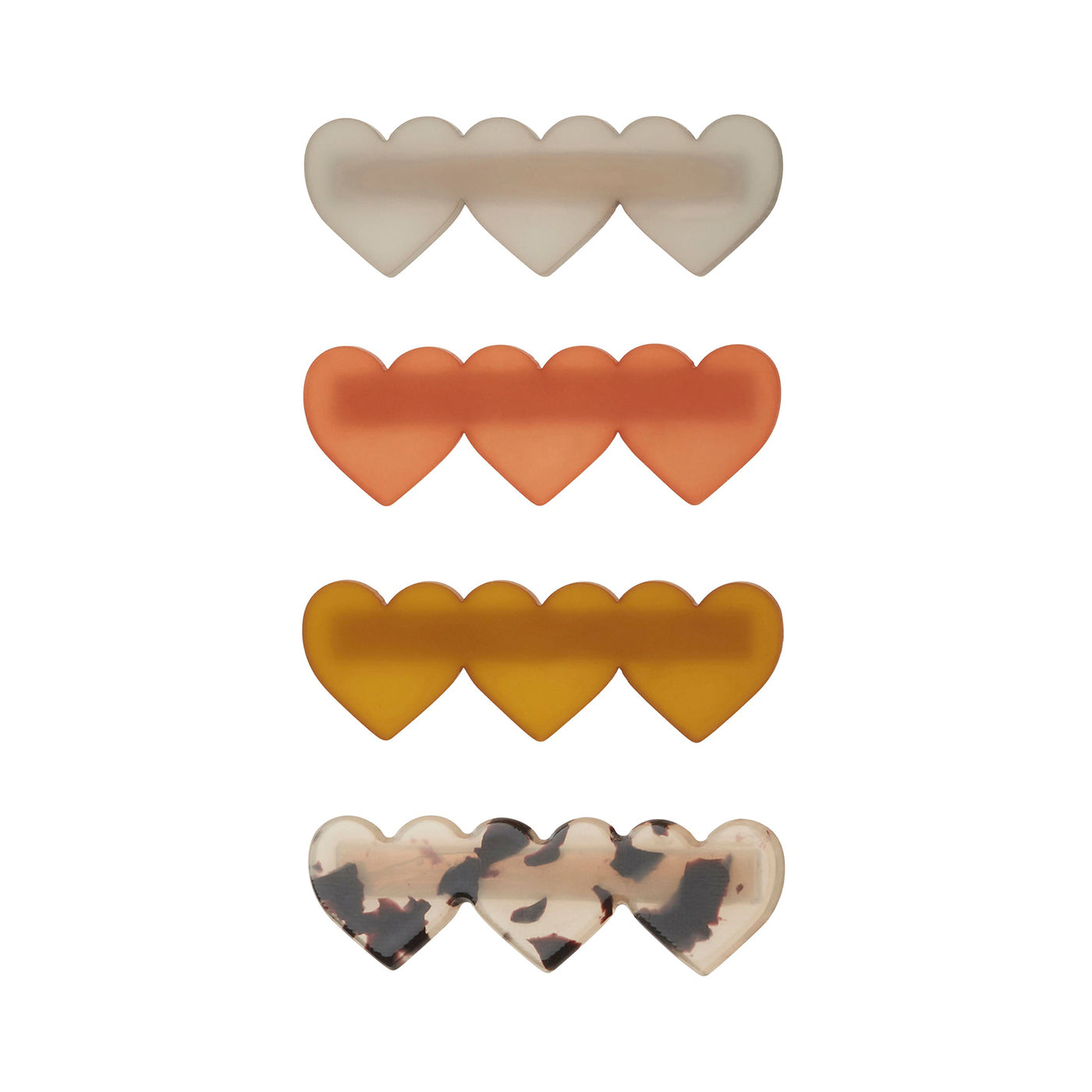 Παιδικά Κλιπς Μαλλιών Triple Heart