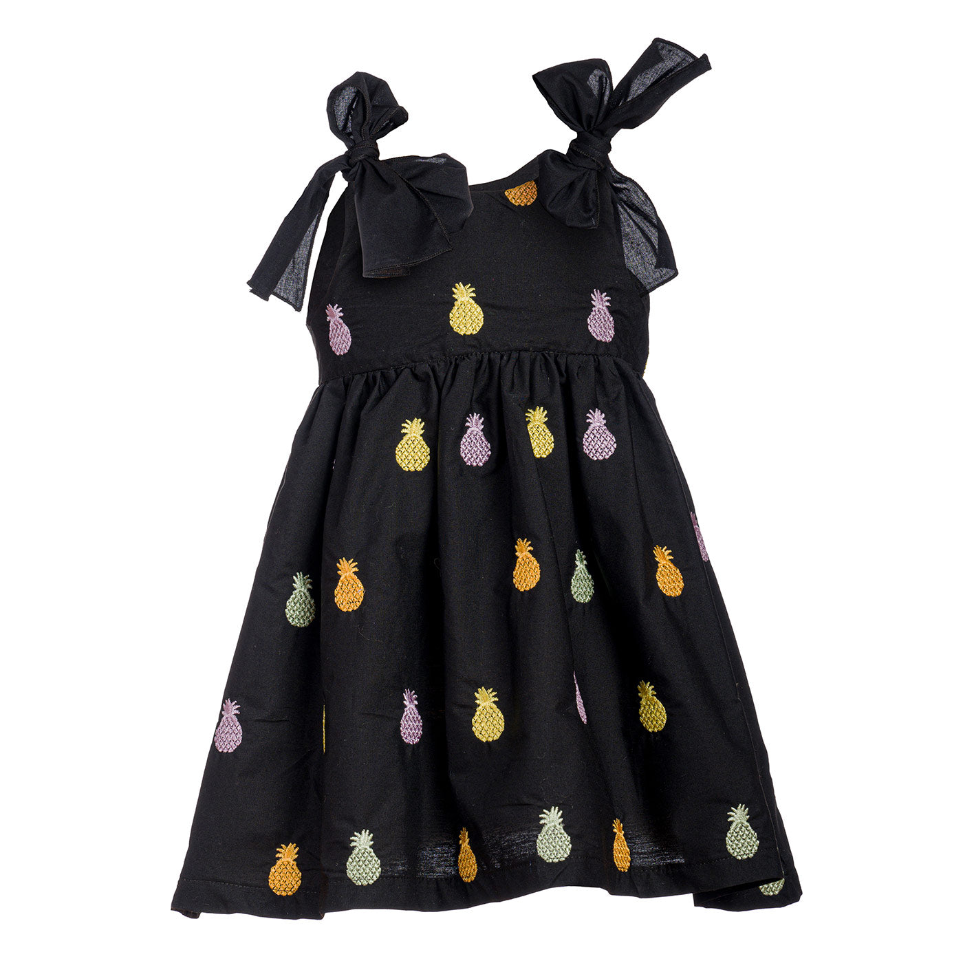 Βρεφικό Φόρεμα με Κεντημένους Ανανάδες