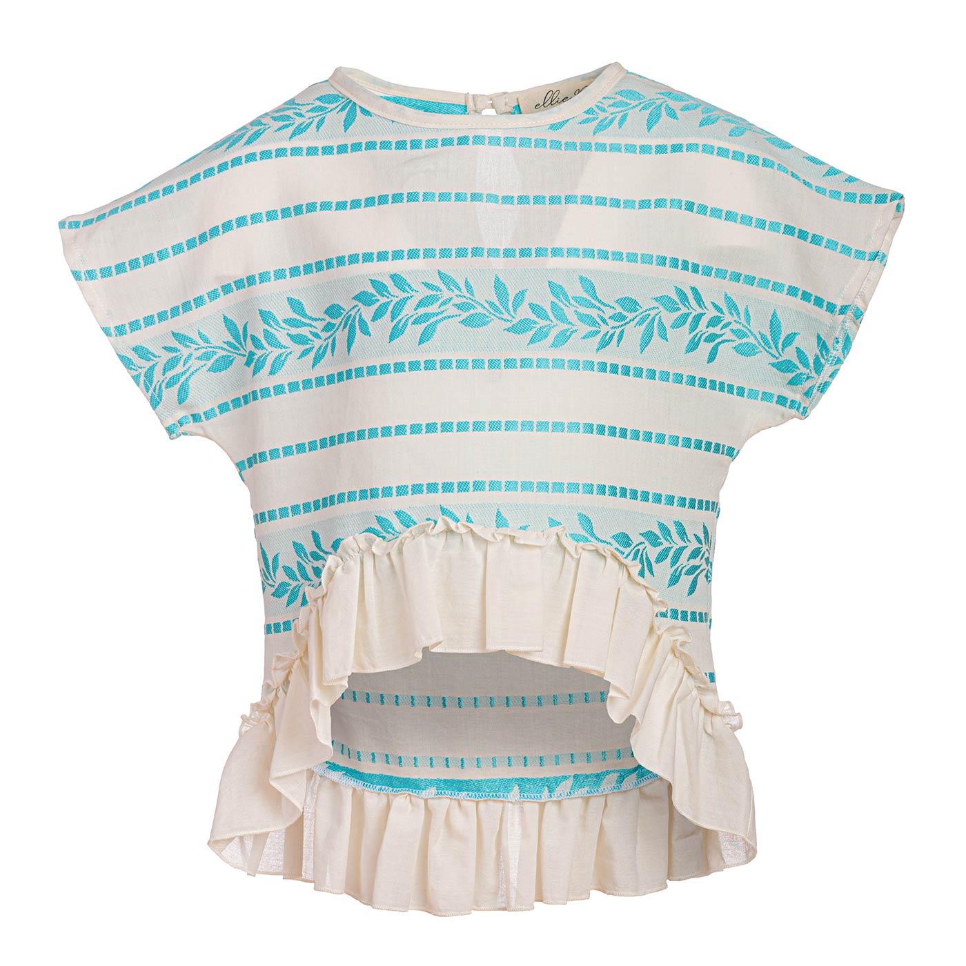 Παιδική Μπλούζα Ασύμμετρη Light Blue