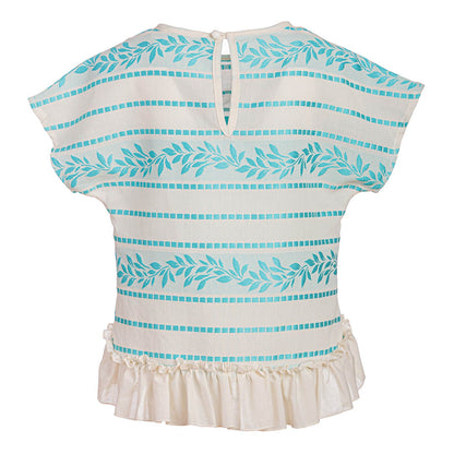 Παιδική Μπλούζα Ασύμμετρη Light Blue