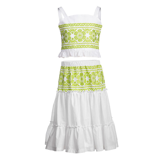 Παιδικό Σετ με Λαχανί Κέντημα