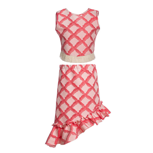 Παιδικό Σετ Υφαντό Σομόν