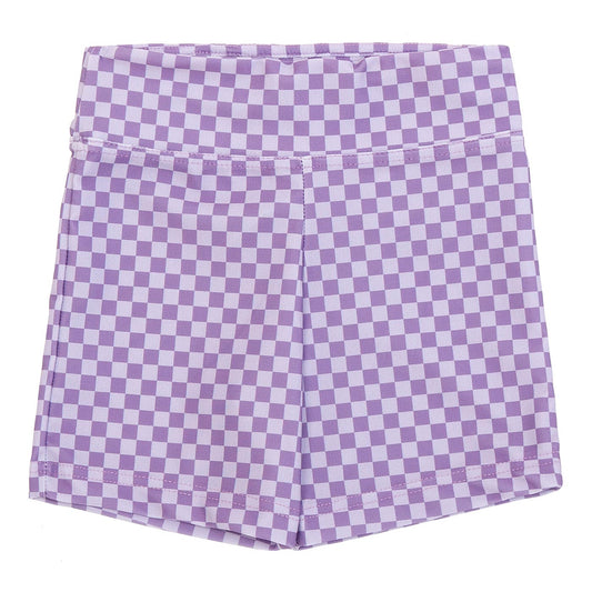 Παιδικό Ποδηλατικό Σορτς Checker Purple