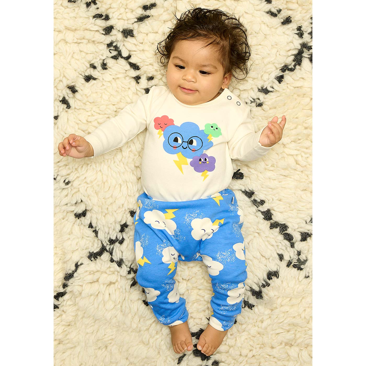 Βρεφικό Παντελόνι Φόρμας Blue Clouds