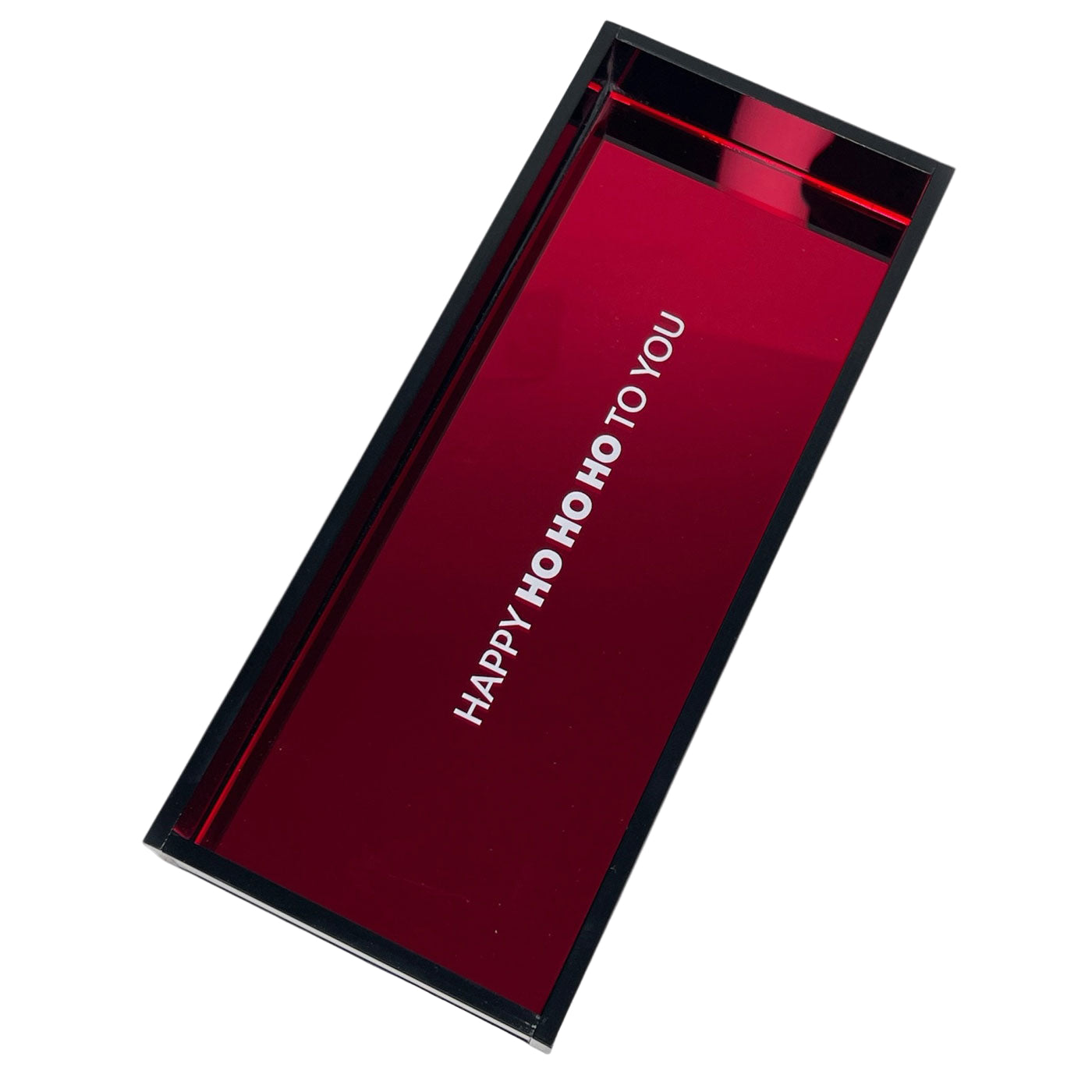 99.CTS250_HOHOHO # Christmas Tray Red