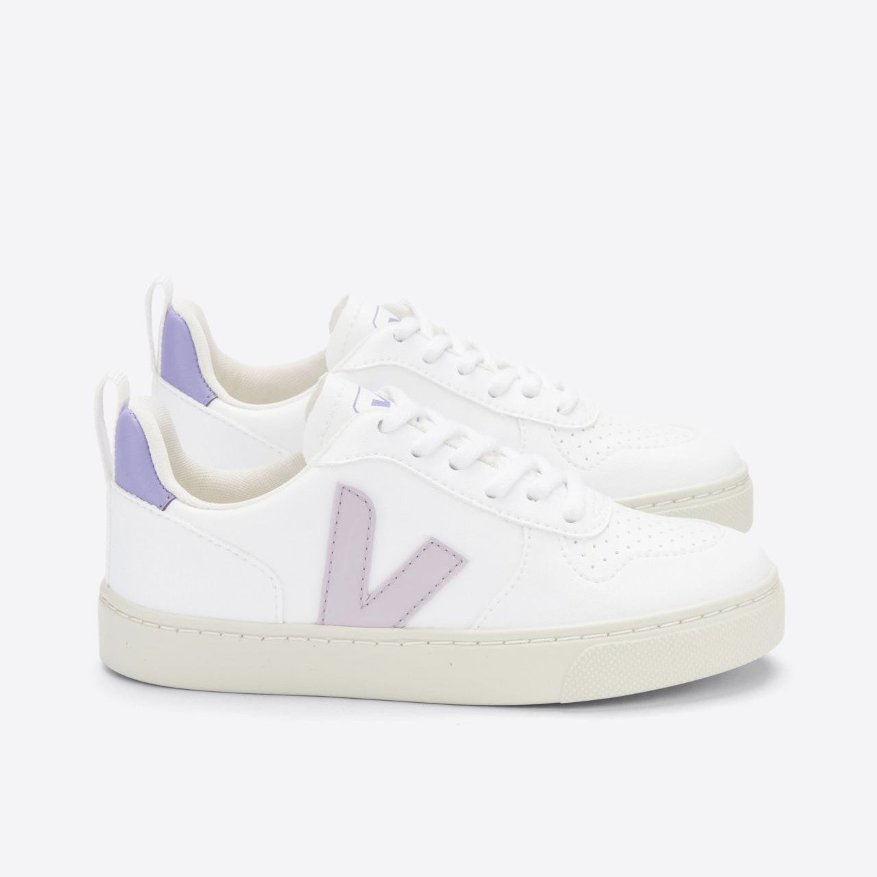 Kids Sneakers Veja White Lavender