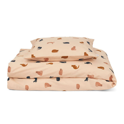 Σετ Βρεφική Παπλωματοθήκη Miauw / Apple Blossom