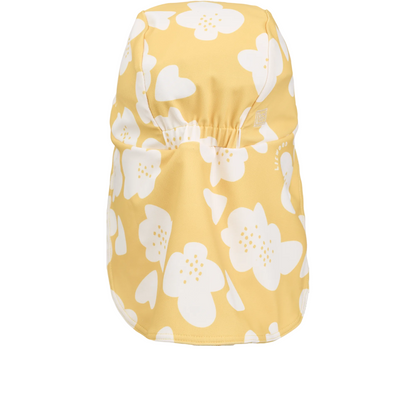 99.LW19880_2608 # Kids Sun Hat Cecilia Flower Lemon Yellow