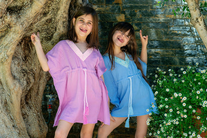 52A.MF06 # Kids Kaftan Purple