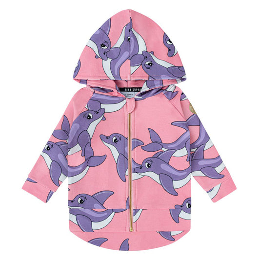 Βρεφική Ζακέτα Dolphin Pink