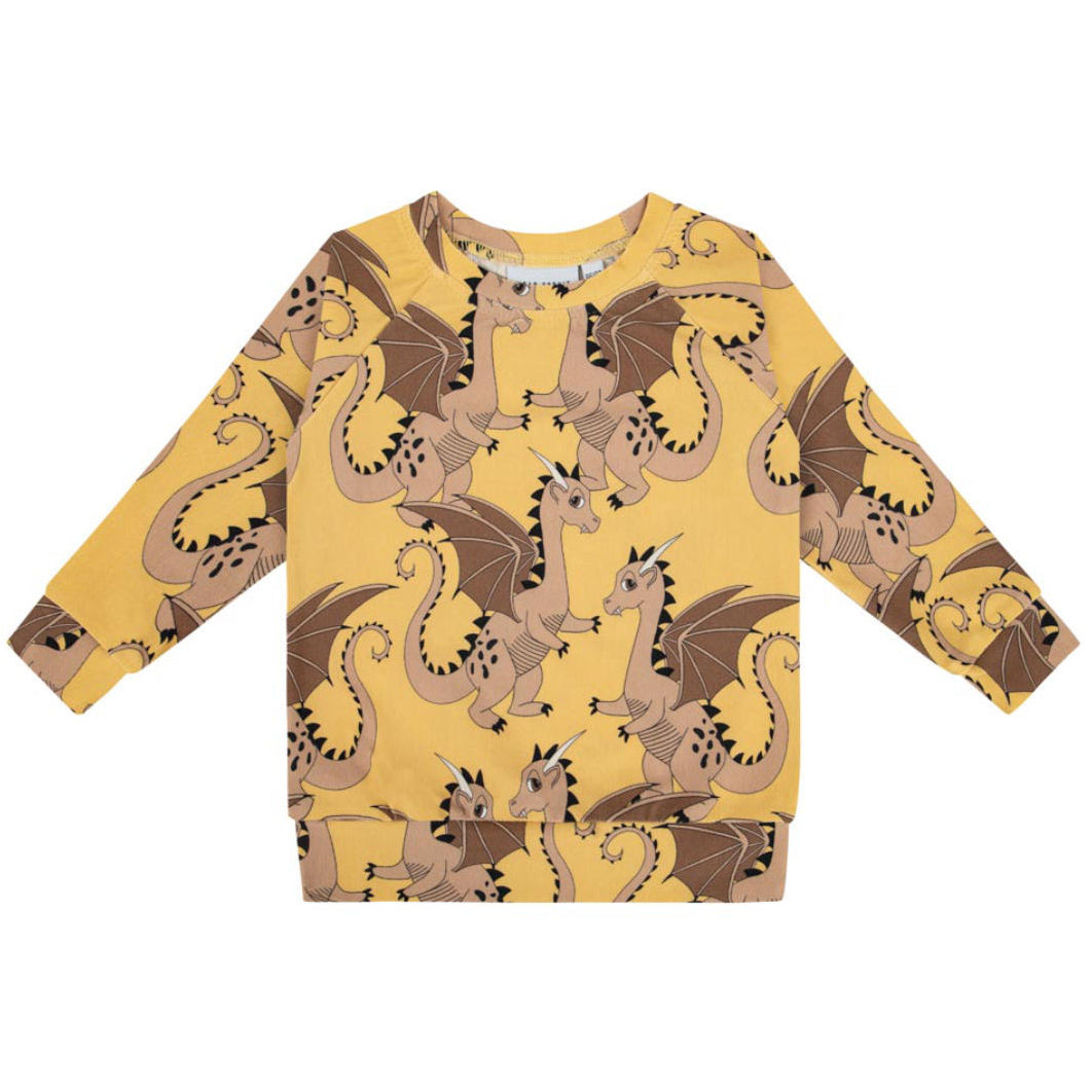 Βρεφική Μακρυμάνικη Μπλούζα Dragon Yellow