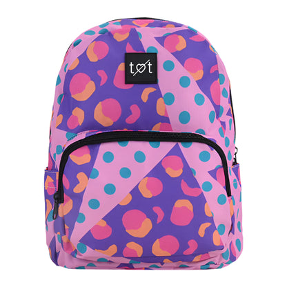 99.TT511-154 # Kids Backpack Dancing Dots Pink