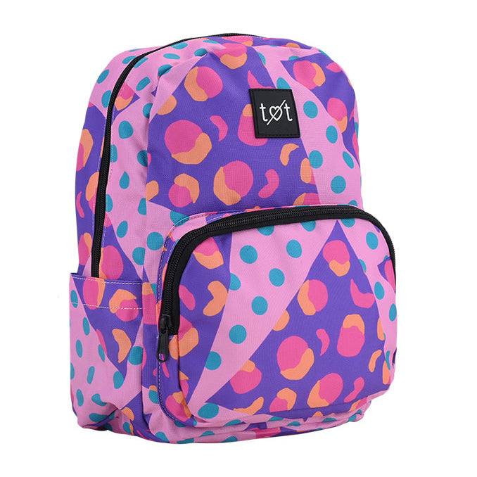 99.TT511-154 # Kids Backpack Dancing Dots Pink