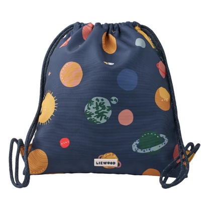 99.LW20486_2510 # Παιδική Τσάντα Πλάτης Πουγκί Danella Universe Classic Navy