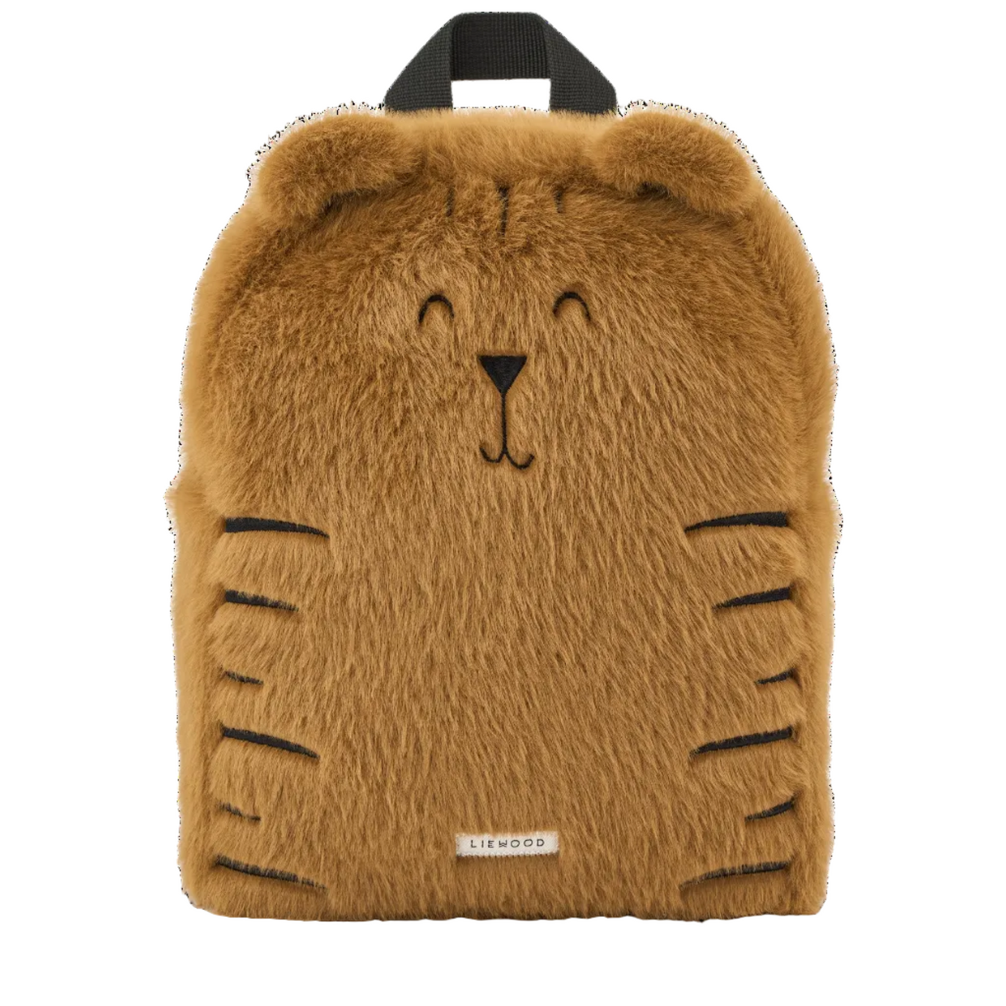 99.LW20976_3050 # Kids Plush Backpack Denise Tiger Golden Caramel