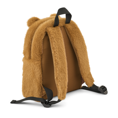 99.LW20976_3050 # Kids Plush Backpack Denise Tiger Golden Caramel