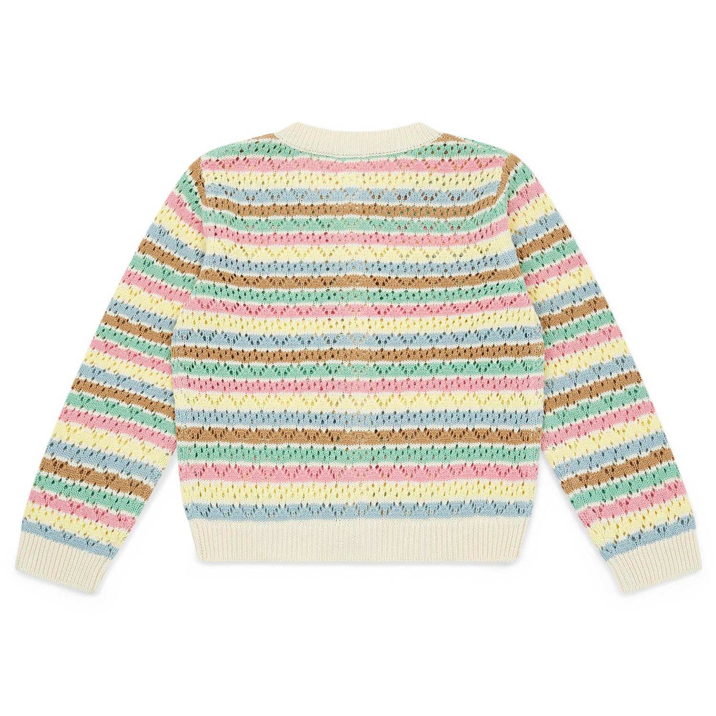 Παιδική Πλεκτή Ζακέτα Πολύχρωμη Ριγέ