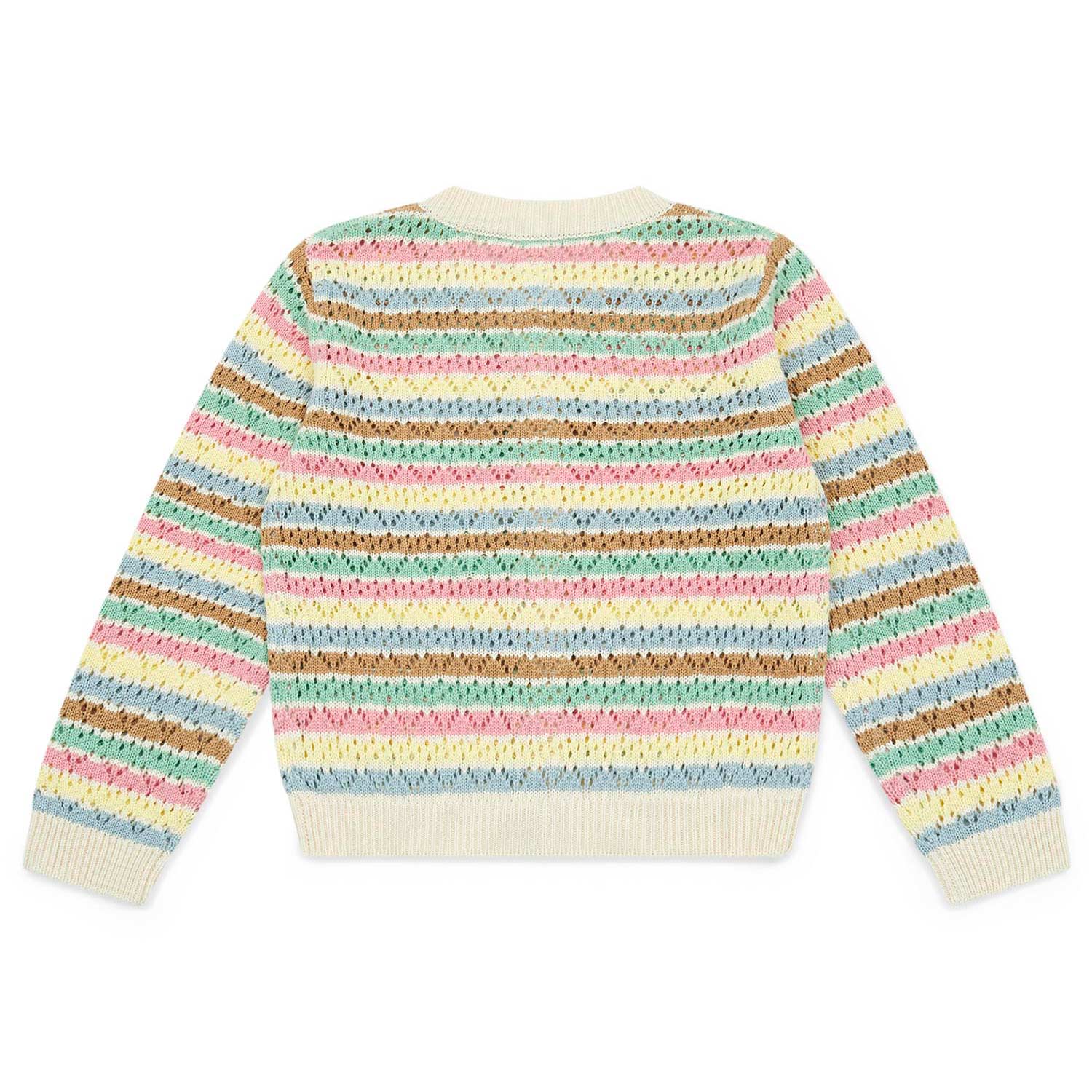 Παιδική Πλεκτή Ζακέτα Πολύχρωμη Ριγέ