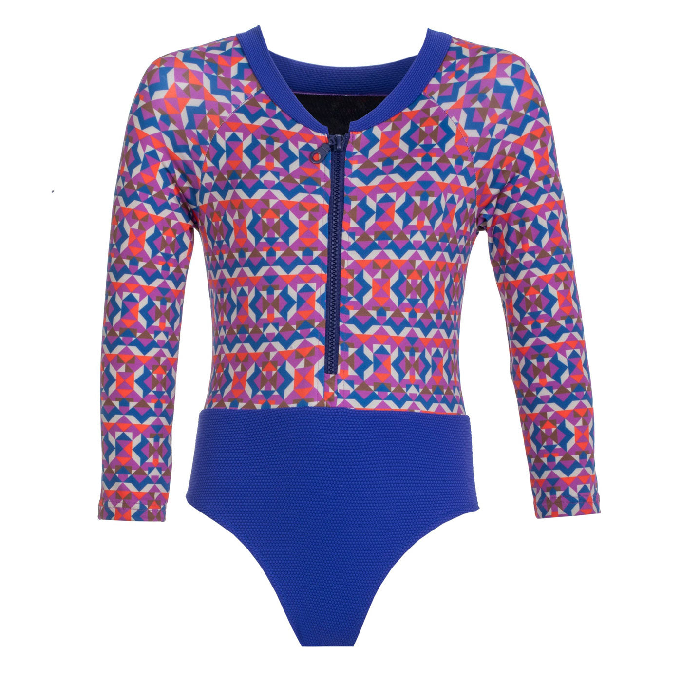 52A.ERICA-GEO # Παιδικό Μακρυμάνικο Μαγιώ Erica Geo Pink