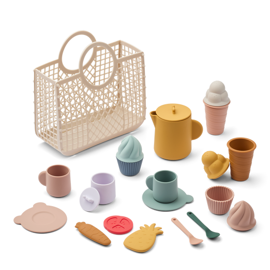99.LW19716_2472 # Silicone Toy Elna Picnic Sandy Multi Mix